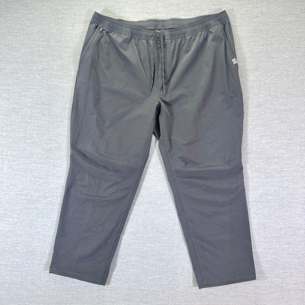 LL Bean Multisport Pants Mens XXL 28" Inseam Gray Straight Leg Outdoor Hiking